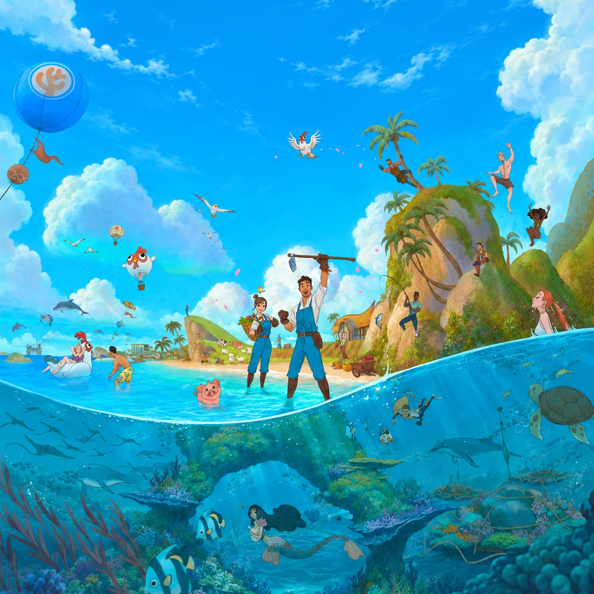 Illustration zu Coral Island